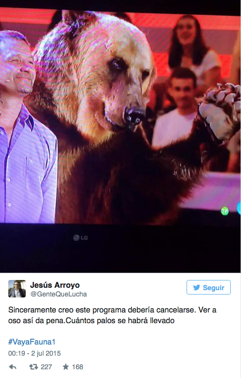 Tuits criticando a Vaya Fauna