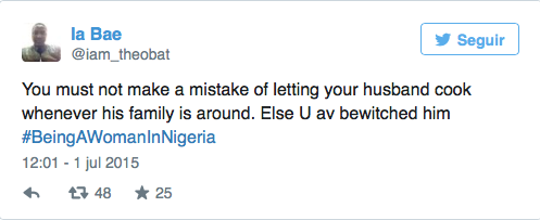 Tuits mujeres nigerianas contra el sexismo