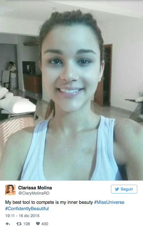 Aspirantes a Miss Universo sin maquillaje