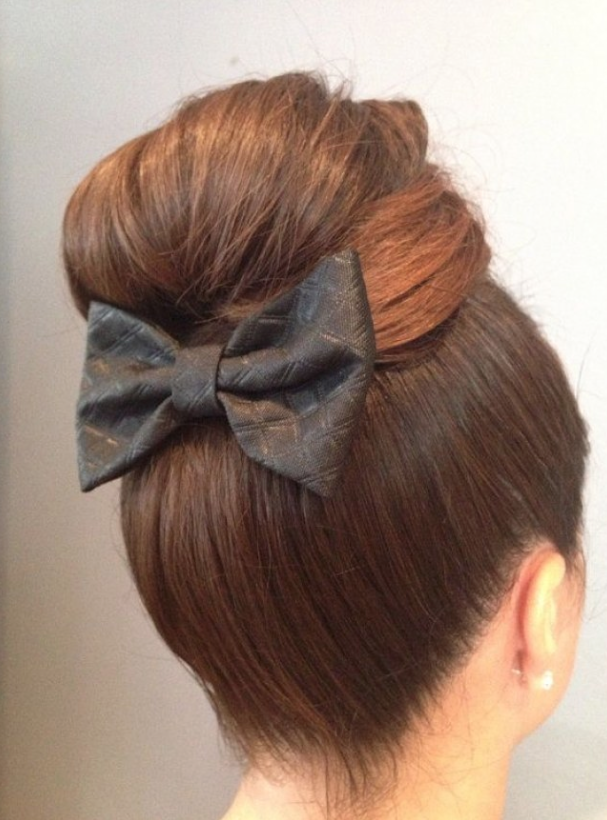 Peinados con moño 