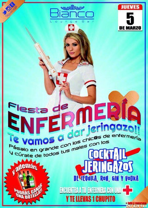 Carteles sexistas de discotecas