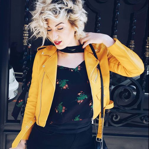 Chaqueta amarilla de Zara