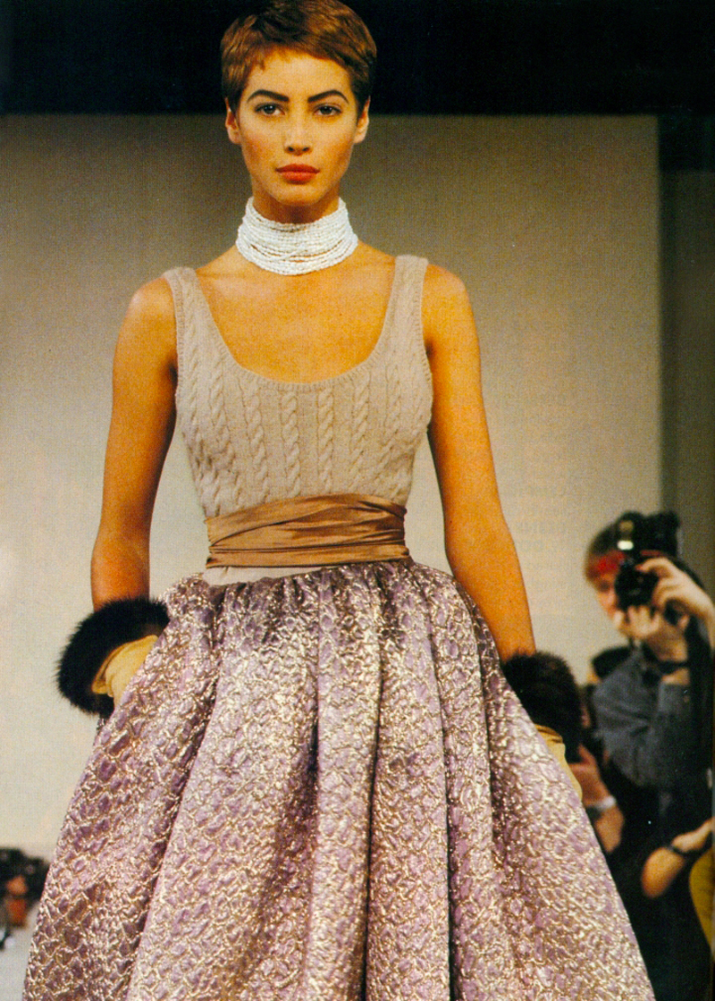 La top model de los 90 Christy Turlington  