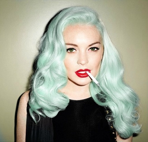 Chicas con el cabello de colores