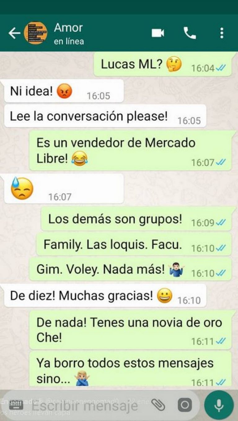 Conversación con el chico que encontró el móvil de su novia