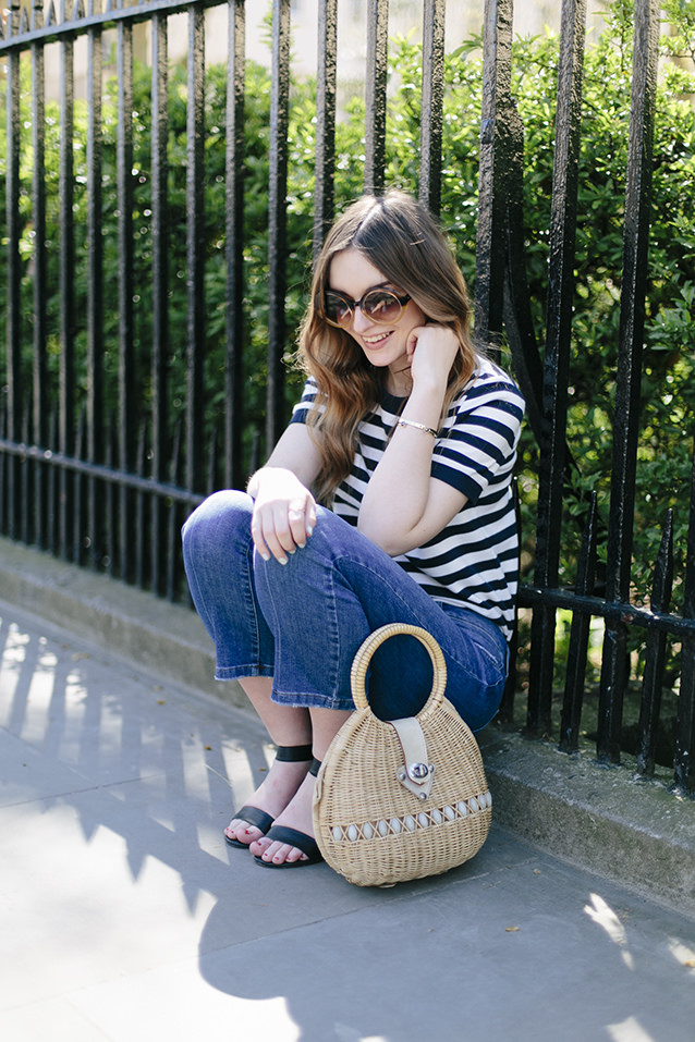 Tendencia cropped flare jeans