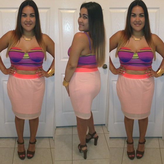 mujeres con crop tops