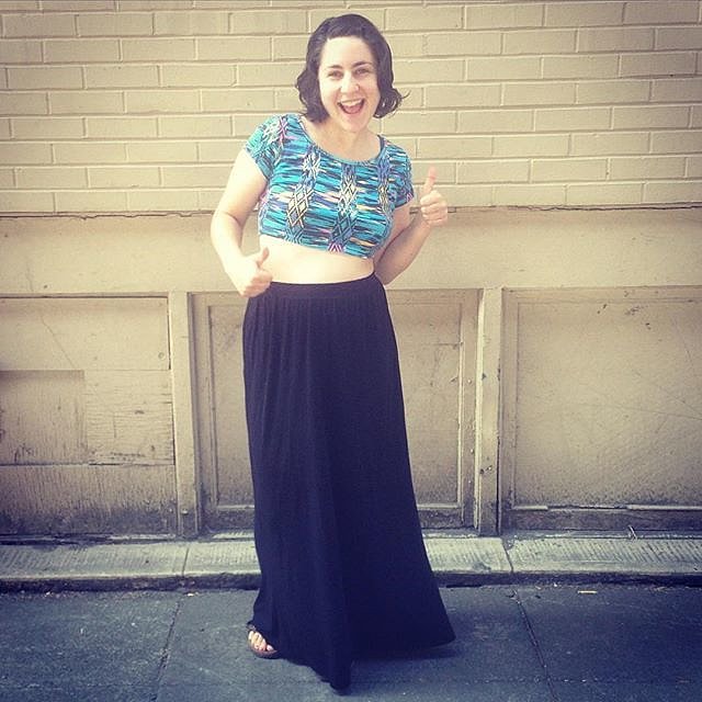 mujeres con crop tops