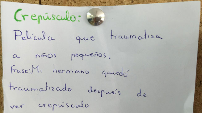 Curiosas definiciones de palabras escritas por niños