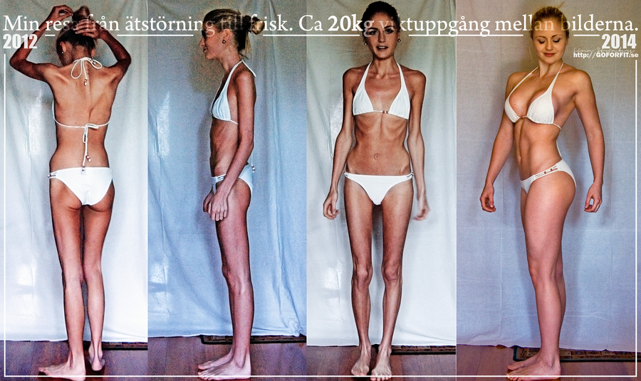 De anoréxica a culturista