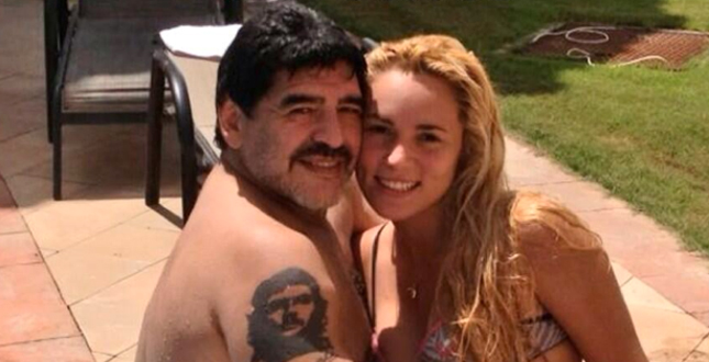 Maradona y Rocío Oliva