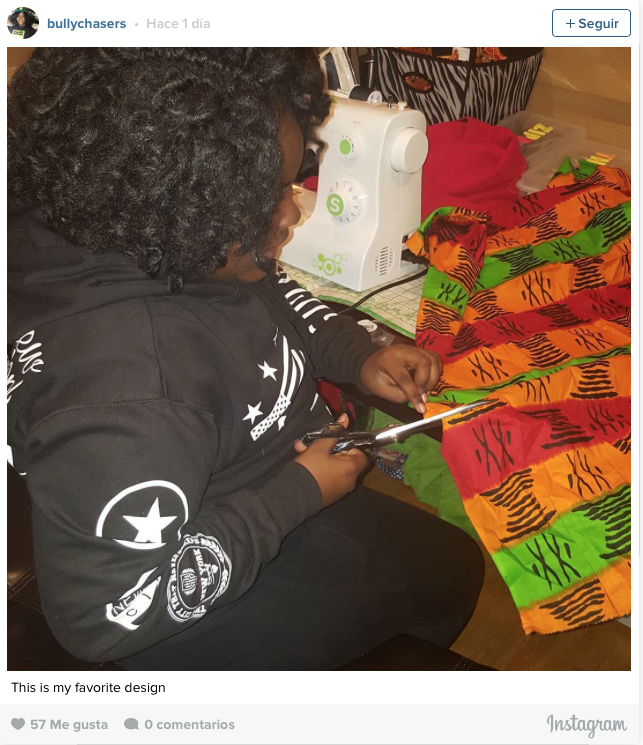 Ify, diseñadora de tallas grandes de 10 años