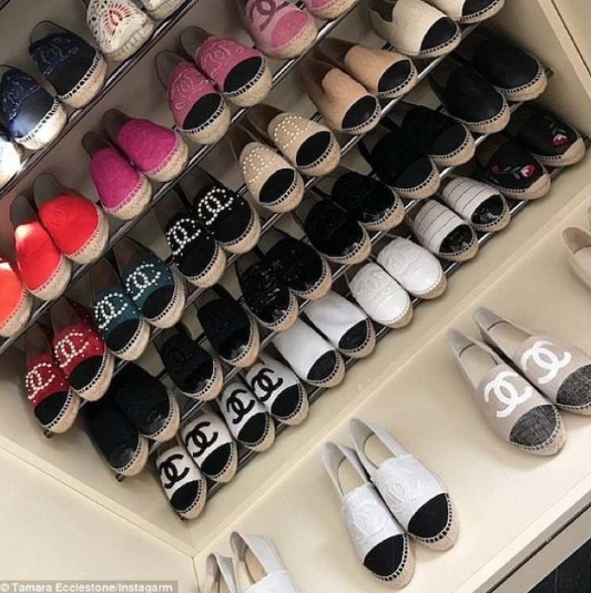 Así es el armario de una billonaria