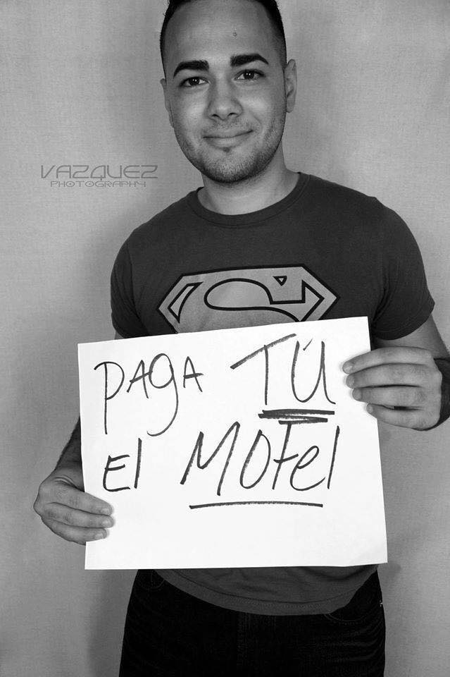 Campaña hombre pidiendo igualdad