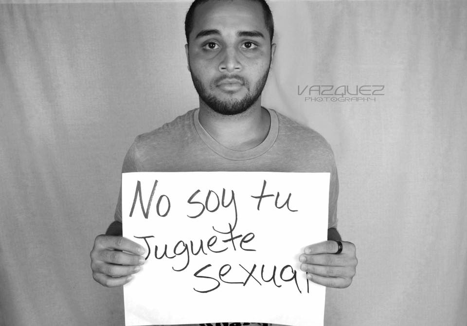 Campaña hombre pidiendo igualdad