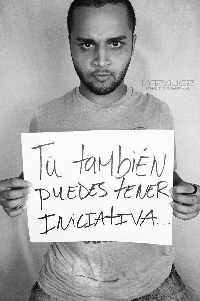 Campaña hombre pidiendo igualdad