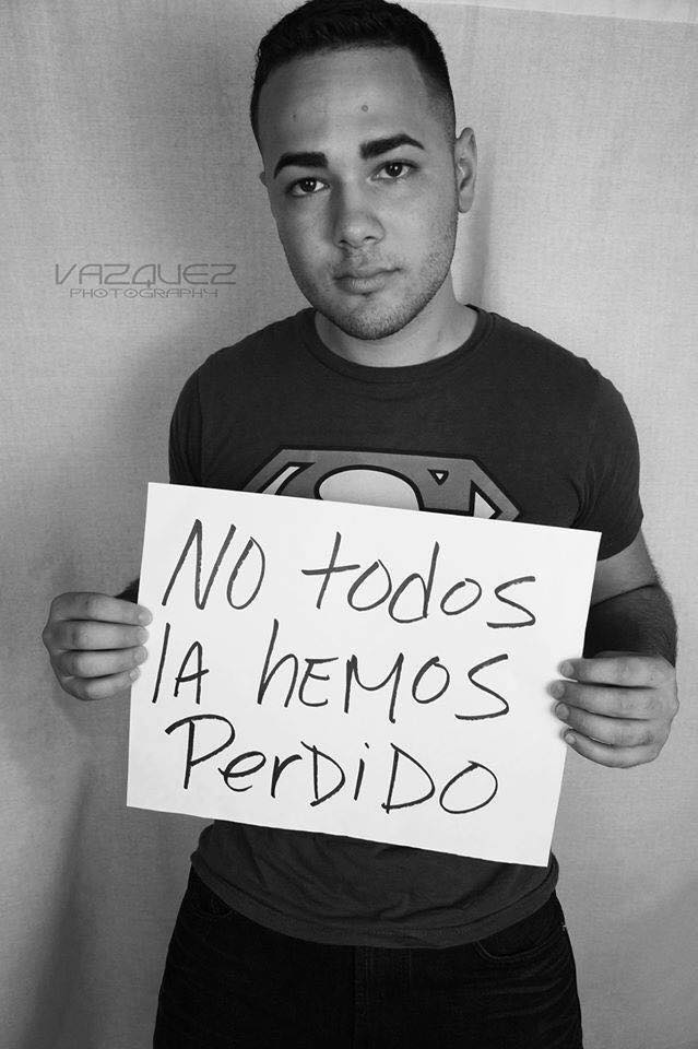 Campaña hombre pidiendo igualdad