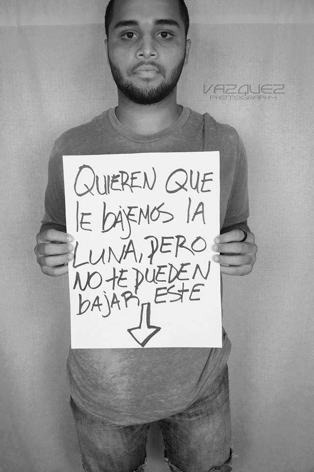 Campaña hombre pidiendo igualdad