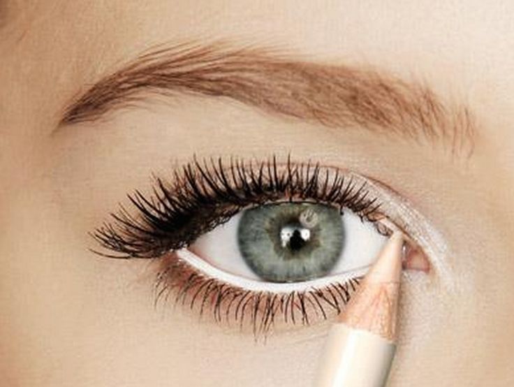 Tendencia eyeliner blanco