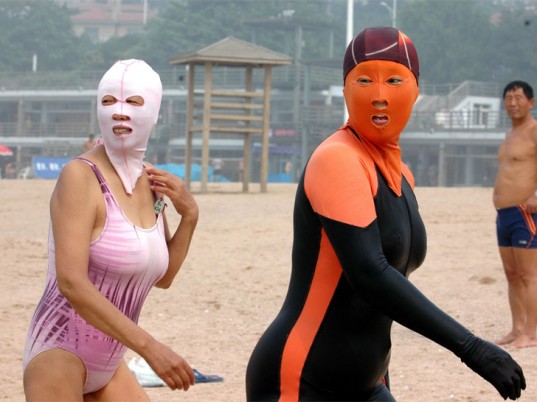 Facekini, moda china