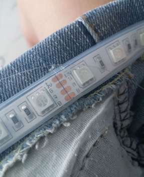 Falda que ilumina tus partes íntimas