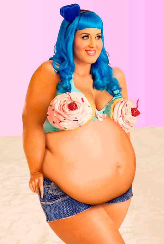 Así serían las famosas si engordaran