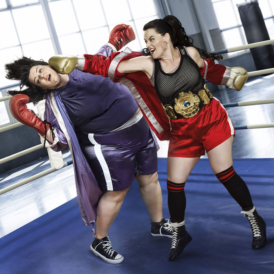 Mujer antes y después de perder 68 kilos