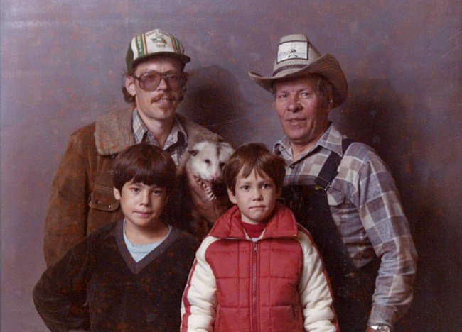 Fotos familiares bizarras