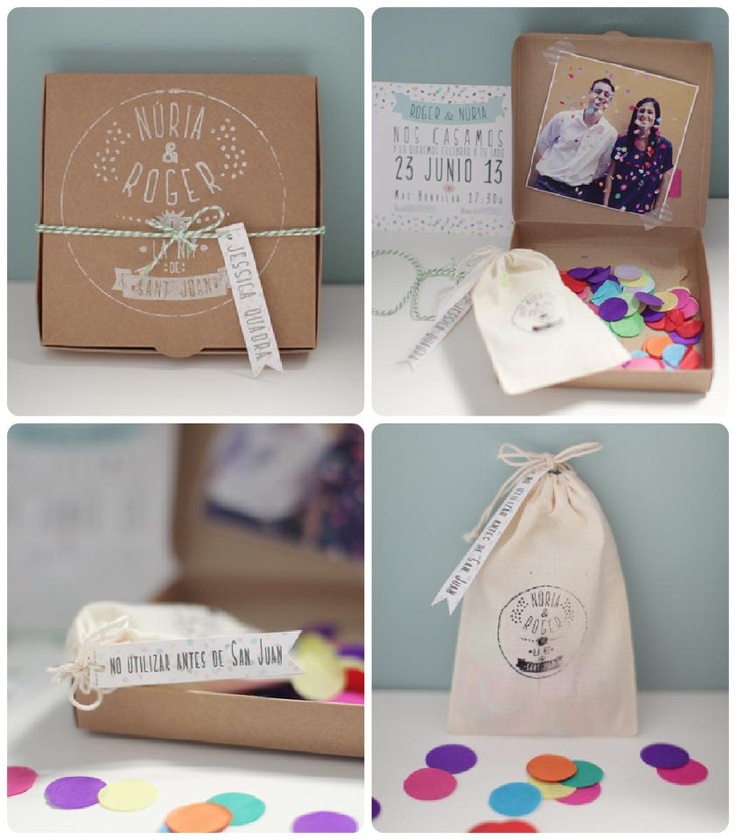 Invitaciones de boda DIY