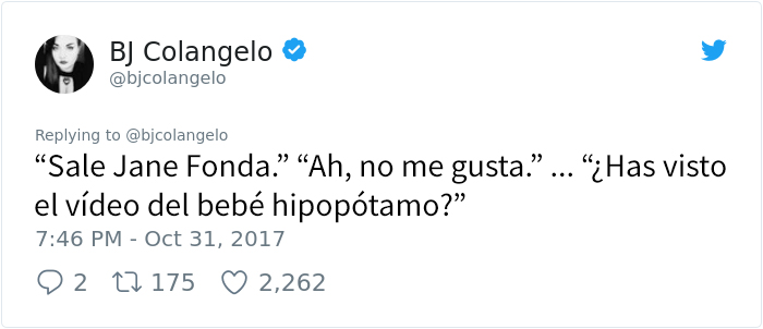 Historia en Twitter de dos mujeres 