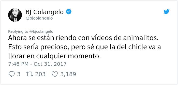 Historia en Twitter de dos mujeres 
