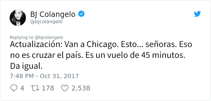 Historia en Twitter de dos mujeres 