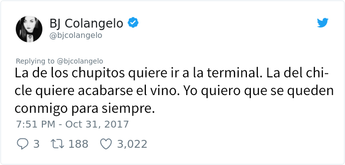 Historia en Twitter de dos mujeres 