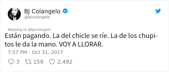 Historia en Twitter de dos mujeres 