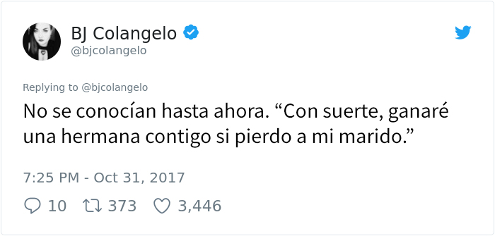 Historia en Twitter de dos mujeres 