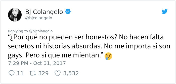 Historia en Twitter de dos mujeres 