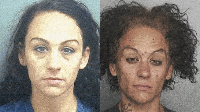 Rostros de mujeres transformados por la droga