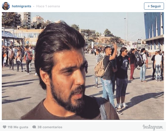 Hotmigrants: el Instagram de los refugiados sexis
