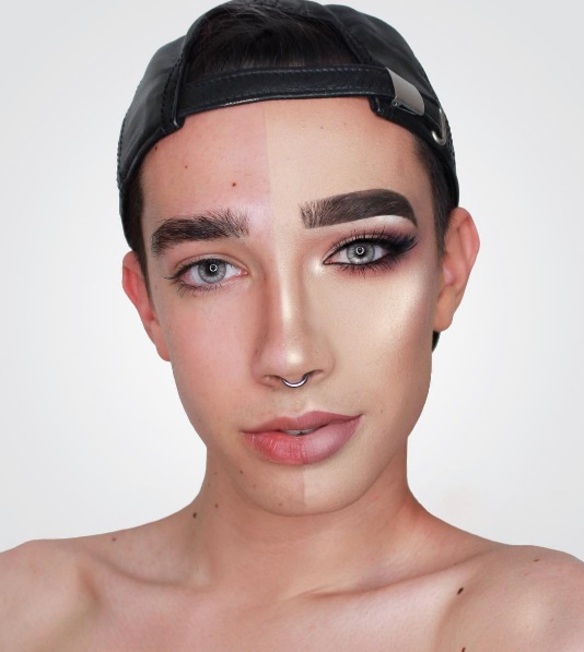 James Charles, primer chico imagen de una marca de maquillaje