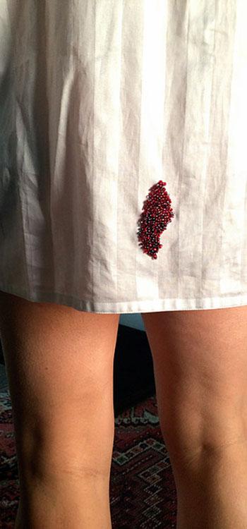 Joyas inspiradas en la menstruación 