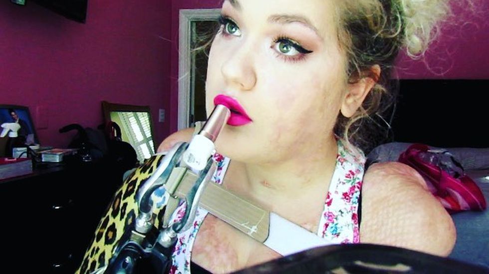 Kaitlyn Dobrow, bloguera sin extremidades