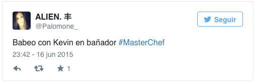 Kevin de MasterChef en bañador