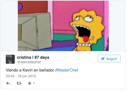 Kevin de MasterChef en bañador