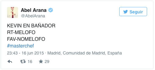 Kevin de MasterChef en bañador