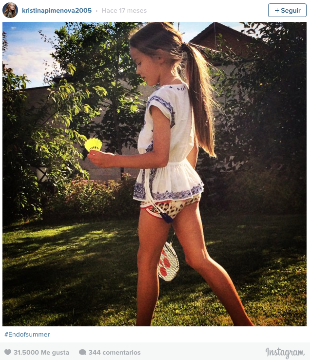 Polémicas fotos Kristina Pimenova