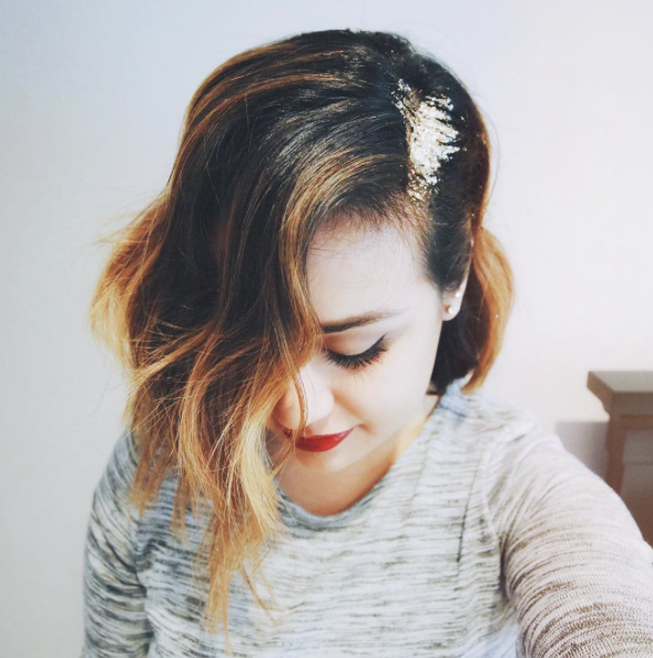 Tendencia oro en el pelo 