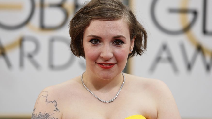 Lena Dunham antes y después de perder peso 