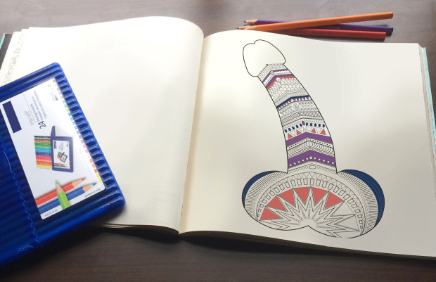 Libro de colorear de penes