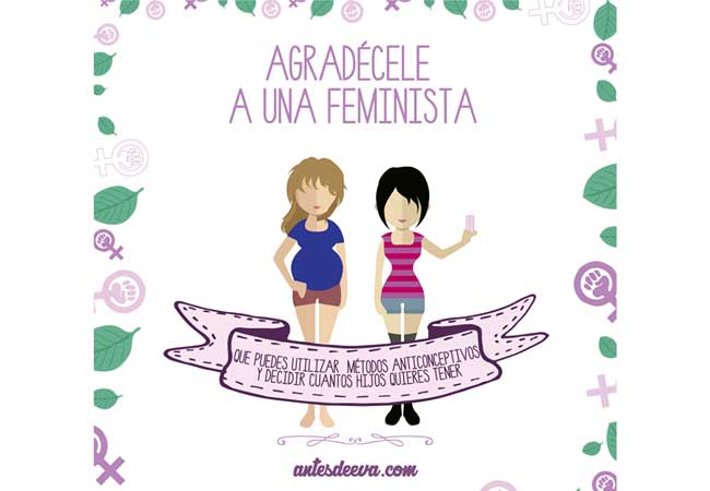 Ilustraciones de luchas ganadas por mujeres 