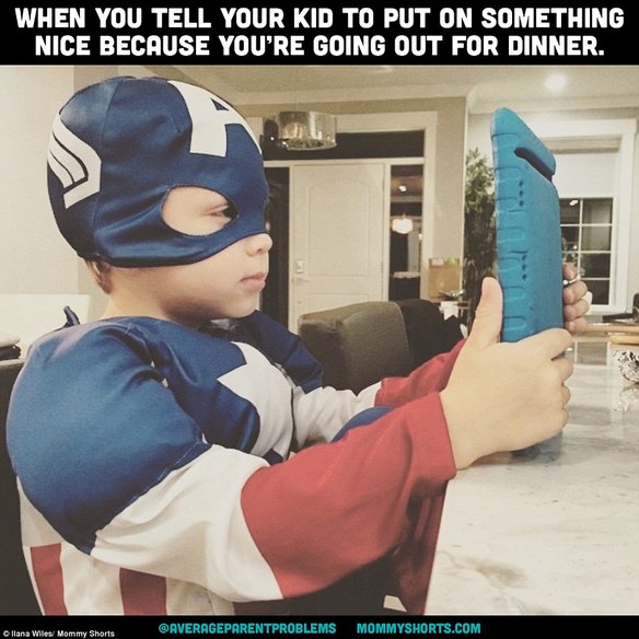 Madre hace memes de sus hijos